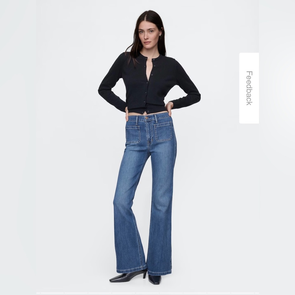 GAP High Rise '70s Flare Jeans